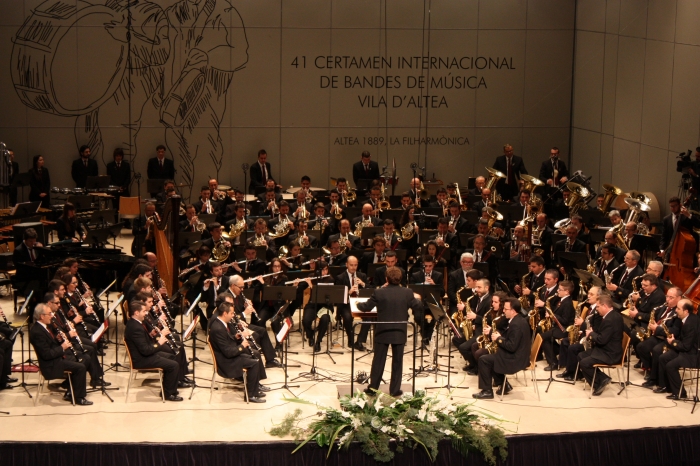 El Ateneu Musical de Cullera guanya el Certamen Internacional de Bandes de Música Vila de Altea