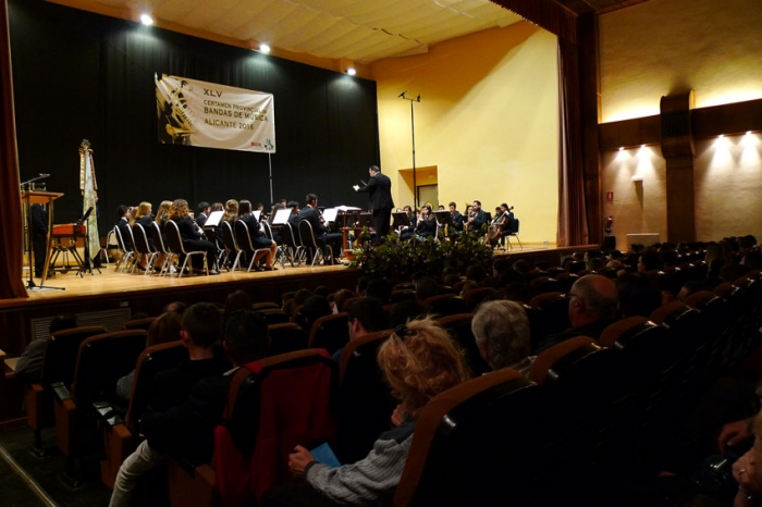 La Unión Musical de Redován guanya la tercera secció del XLV Certamen Provincial de Bandes de Música celebrat a Altea la Vella