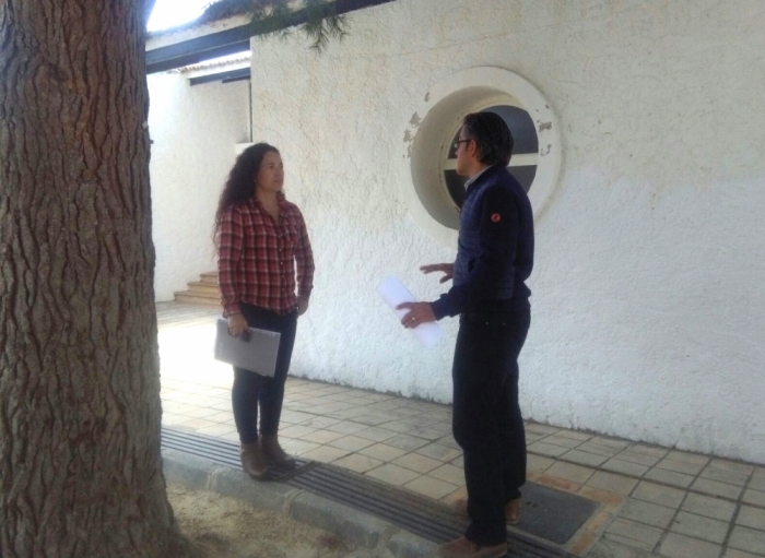La regidora d’Educació, Vicenta Pérez, contínua les seues visites als centres escolars