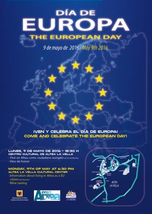El Ayuntamiento celebrará el Día de Europa con un acto informativo en el Centro Cultural de Altea la Vella