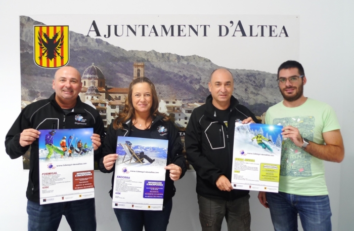 El Club Esquí Nieve Altea organitza eixides a Formigal, Andorra i Sierra Nevada