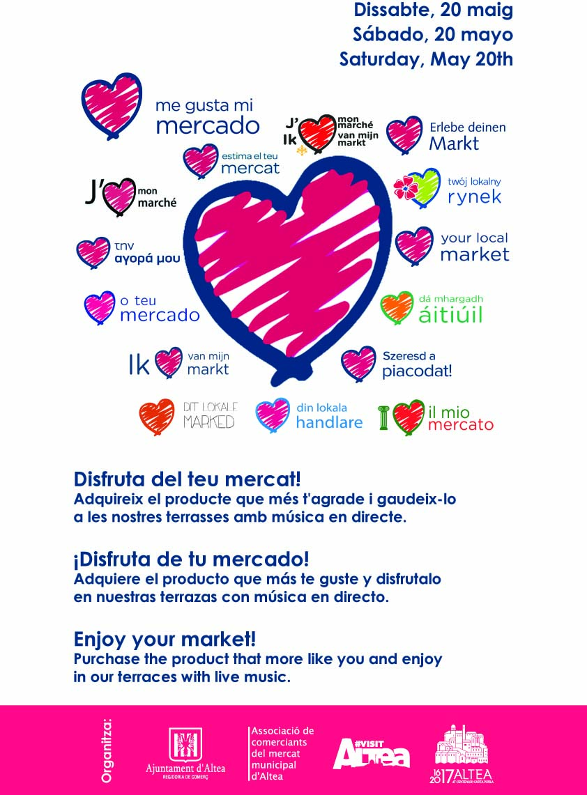 El Mercat Municipal d’Altea participa a la campanya “M’agrada el meu mercat” amb altres 200 mercats de tota Espanya