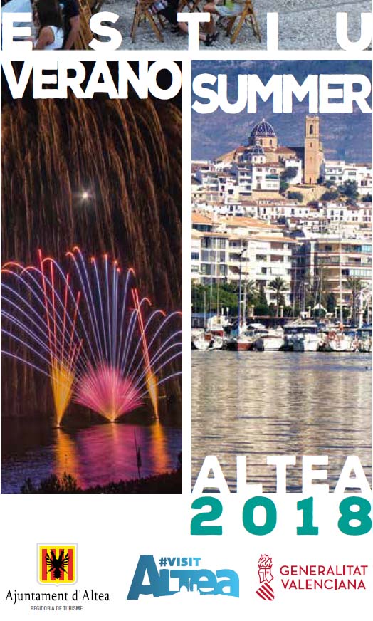 La concejalía de Turismo edita un folleto con todas las actividades de ocio y culturales del verano alteano