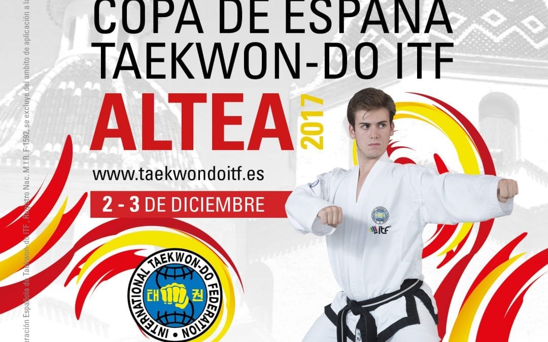 Altea acogerá los días 2 y 3 de diciembre la Copa de España de Taekwon-do ITF