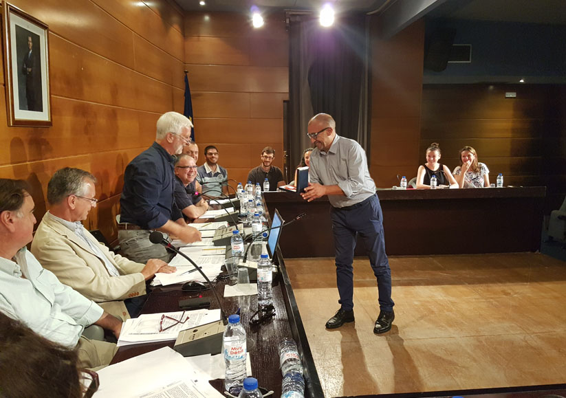Diego Martínez toma posesión como nuevo concejal del grupo municipal socialista en el Ayuntamiento de Altea