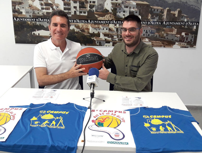 Esports i el Club de Bàsquet posen en marxa una nova edició del Campus Escola d’Estiu Bàsquet Altea