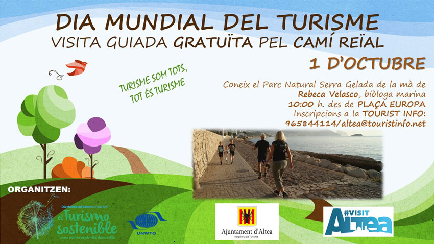 Altea celebra el Día Mundial del Turismo con una visita guiada gratuita para descubrir los detalles del Parque Natural Serra Gelada