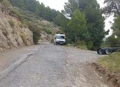 Infraestructuras ejecuta obras de mejora y acondicionamiento del camino Costera Blanca en Serra Bèrnia