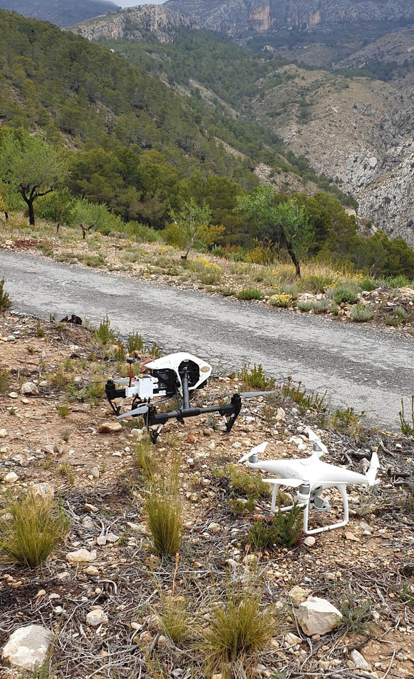 Altea contara con servicio de drones para la prevención de incendios forestales
