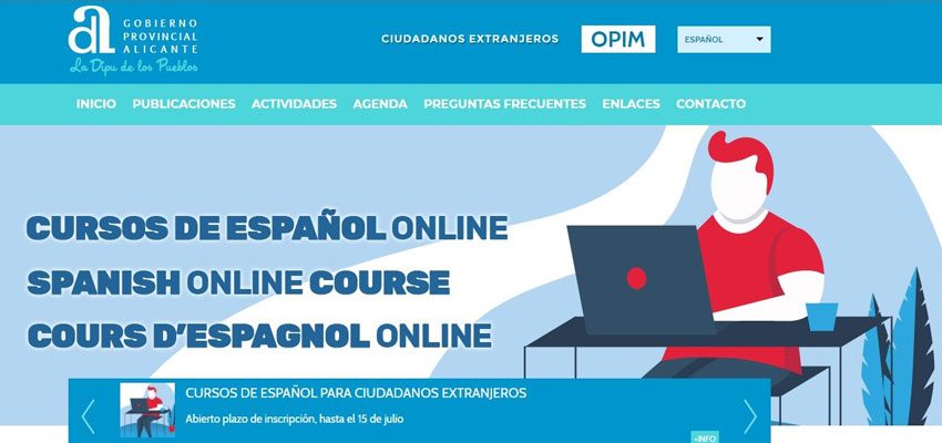Obert el termini d’inscripció als cursos de castellà online per a ciutadans estrangers