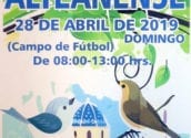 Aquest diumenge 28 d'abril, de 08:00 a 13:00 hores, es donaran cita en el camp de futbol de la Ciutat Esportiva, els millors aus cantors.