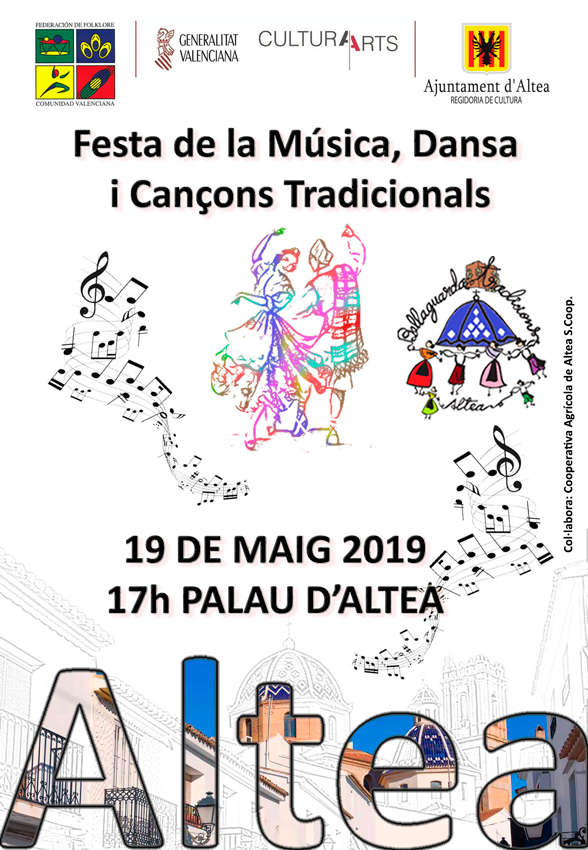 Arriba a Palau Altea la ‘Festa de la Música, Dansa i Cançons Tradicionals’, el diumenge 19 de maig a les 17:00 hores.