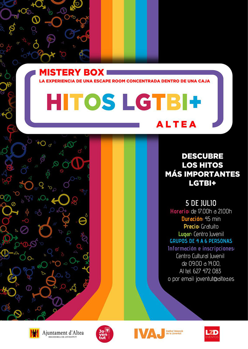 Joventut presenta un Mistery Box amb temàtica LGTBI +