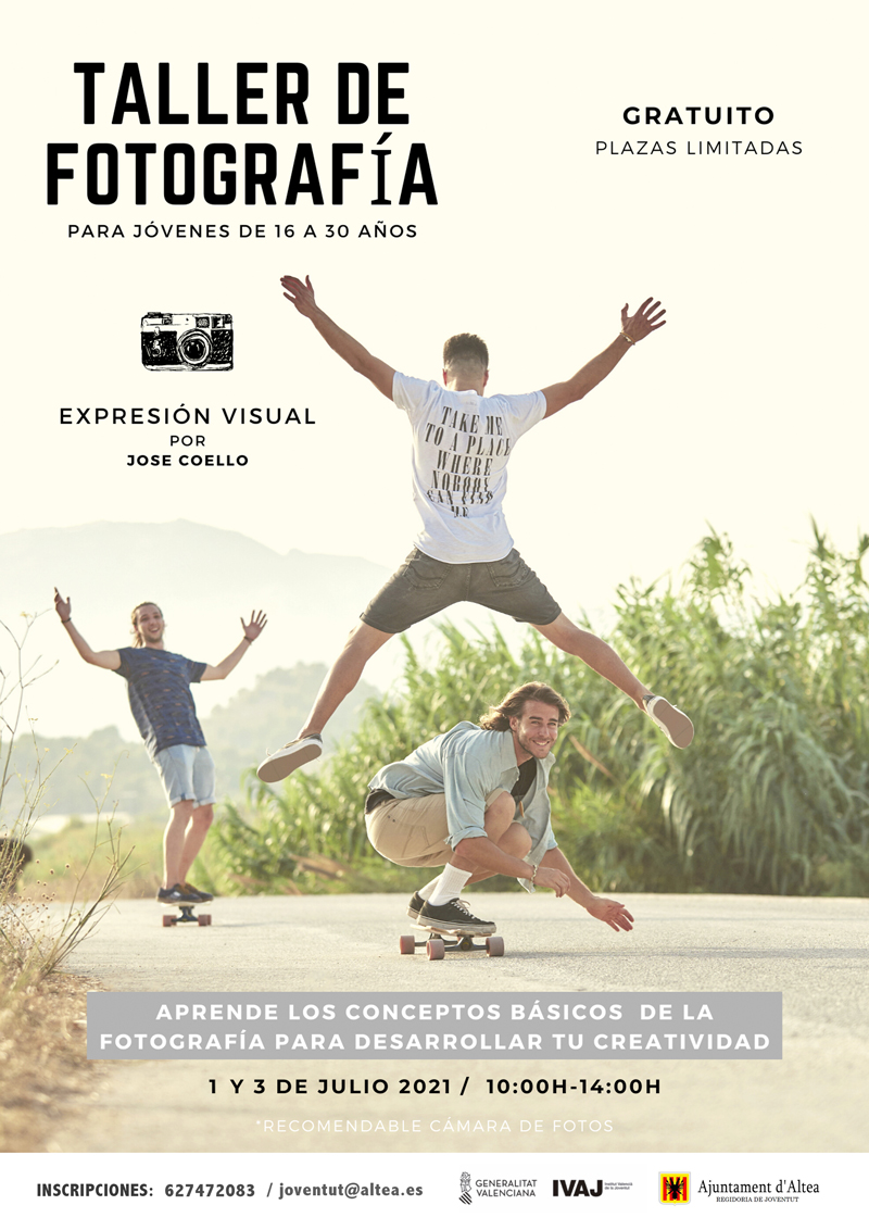 Joventut organitza un taller de fotografia amb l’alteà José Coello