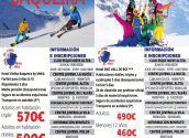 Deportes y el Club de Esquí Nieve Altea anuncian dos viajes previstos para la nueva temporada