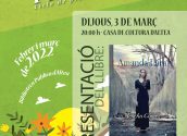 'Llibres a la primavera' presentarà el dijous 3 de març 'Amanda Lara' de Menchu Gómez. Serà a les 20.00 hores a la Casa de Cultura.