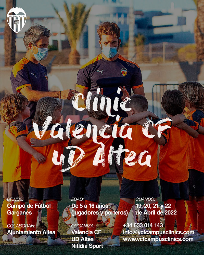 El València CF desenvoluparà un campus de futbol per a joves alteans