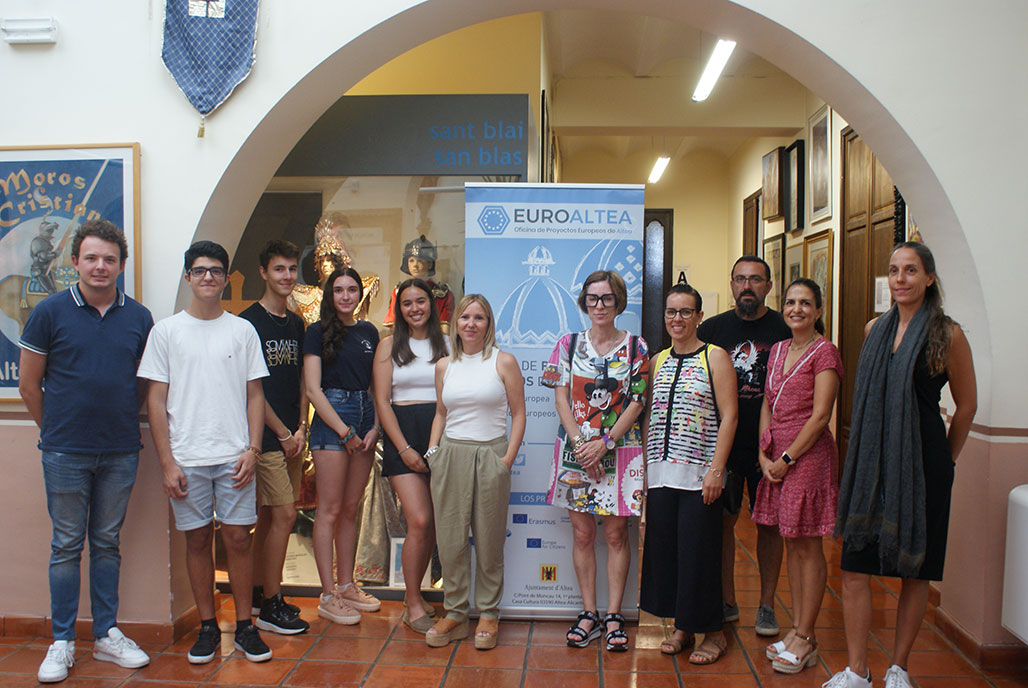 Cinc estudiants d’Altea participaran en la mobilitat Erasmus+ “Bridge the Gap”