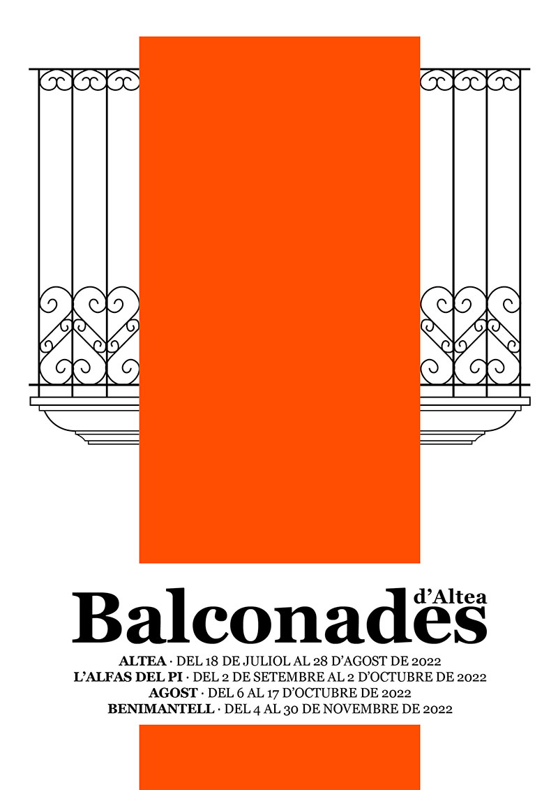 Altea inaugura ‘Balconades d’Altea 2022’, la mostra d’art a l’aire lliure des dels balcons del Poble Antic