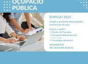 Fomento del Empleo anuncia los perfiles de los próximos EMPUJU del Ayuntamiento de Altea