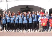 L'Ajuntament d'Altea rep a la selecció espanyola júnior d'handbol femení