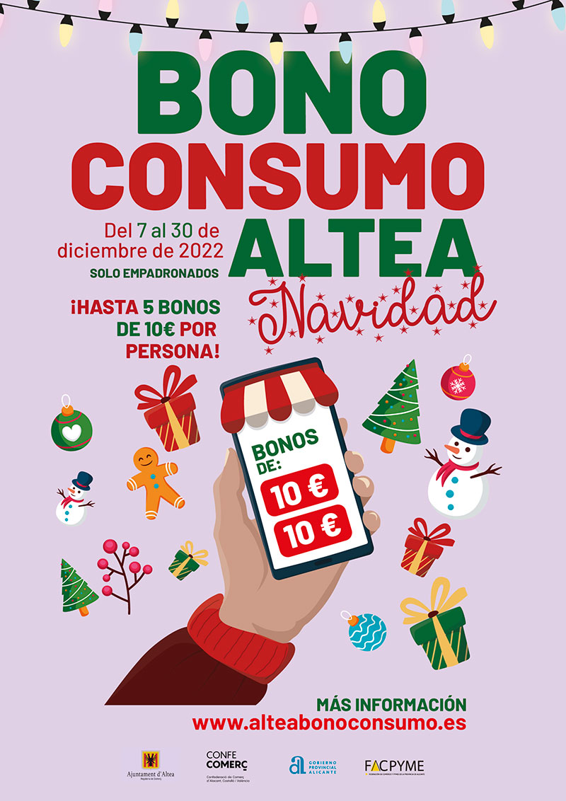 Altea llança una nova campanya Bo Consum per a Nadal amb una inversió de 124.000 €
