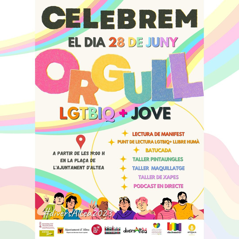 Joventut celebra el Dia de l’Orgull LGTBIQ+
