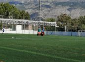 Deportes realiza labores de mantenimiento en campo de fútbol 7 de Altea La Vella y el Campo de fútbol 11 de Altea