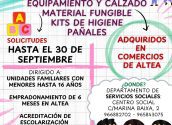 Bienestar Social otorga ayudas económicas de apoyo al inicio del curso escolar para  menores de 16 años