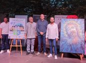 Joan Llobell y Salvador Gomis, autores de los carteles de las Fiestas Patronales de Altea 2024