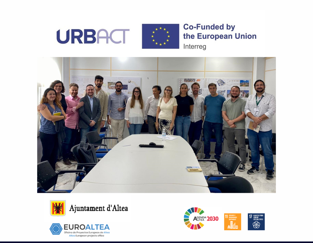 Altea impulsa la regeneració urbana i la transformació digital amb el projecte europeu URBACT IV