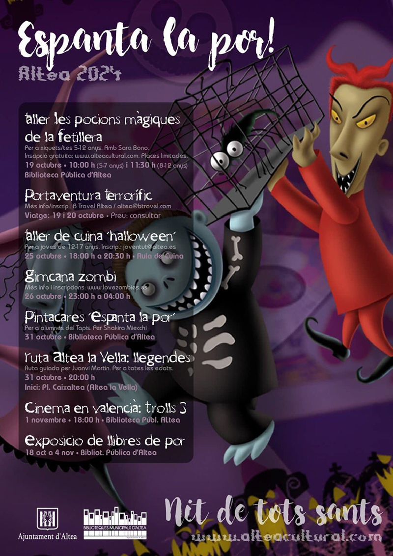 “Espanta la Por” ofereix diferents activitats per celebrar Halloween