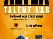 Recuerda que mañana tienes la oportunidad de conocer de primera mano la experiencia personal exitosa de emprendedores, emprendedoras y profesionales alteanos en “Altea Talent Lab”. La cita es el jueves 28 de noviembre en el Centro Social de Altea a partir de las 19:00h.