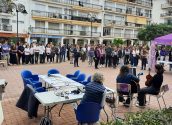 La Plaza del Ayuntamiento se convierte en el centro de las reivindicaciones para la eliminación de la  violencia contra la mujer