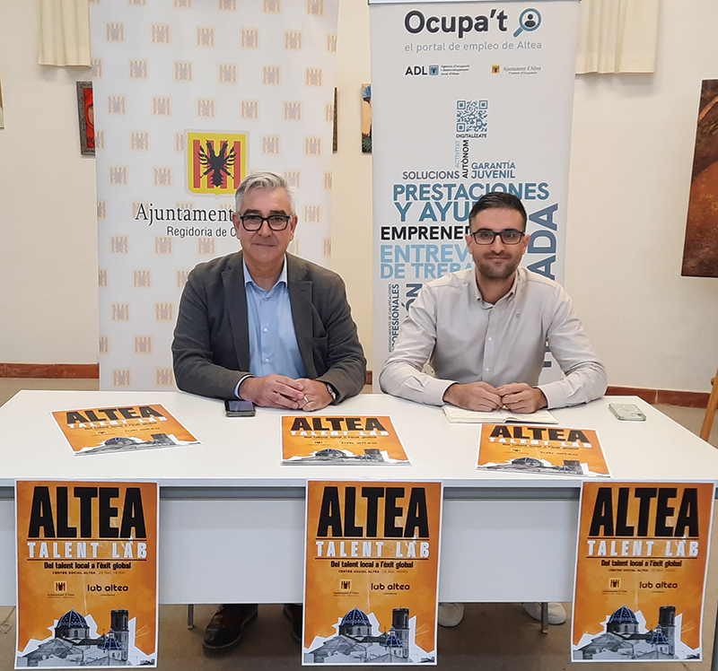 Altea Talent Lab donarà a conèixer el talent local que ha portat els seus protagonistes a l’èxit