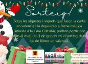 Un año más, los niños y niñas que escriban su carta en valenciano podrán entrar en el sorteo de un lote de libros. Escribe tu carta a Papa Noel o a los Reyes Magos, en valenciano, y participa en el sorteo organizado por la concejalía de Normalización Lingüística. Este sábado, 21 de diciembre, el buzón estará en la plaza del Ayuntamiento y después lo podrás encontrar en la Casa de Cultura de Altea.  Tienes de tiempo para enviar la carta hasta la mañana del 3 de enero.