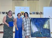 Els hereus d'Irene Linares Abendaño donen un quadre a Altea com a símbol de l'afinitat que l'artista sentia pel municipi donació Irene Linares web