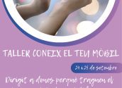 Igualtat i la Diputació d'Alacant posen en marxa el taller per a dones “Coneix el teu Mòbil” Taller mòbil