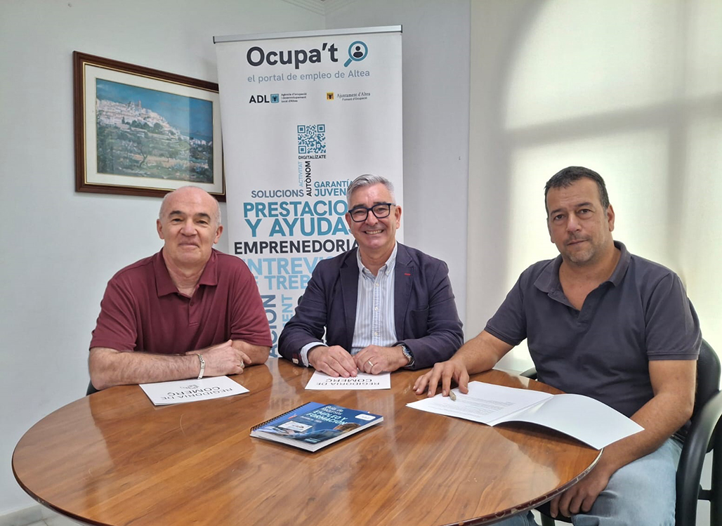 L’Ajuntament d’Altea presta el servici d’Orientació Laboral al costat del personal tècnic del Pacte per l’Ocupació de la Marina Baixa