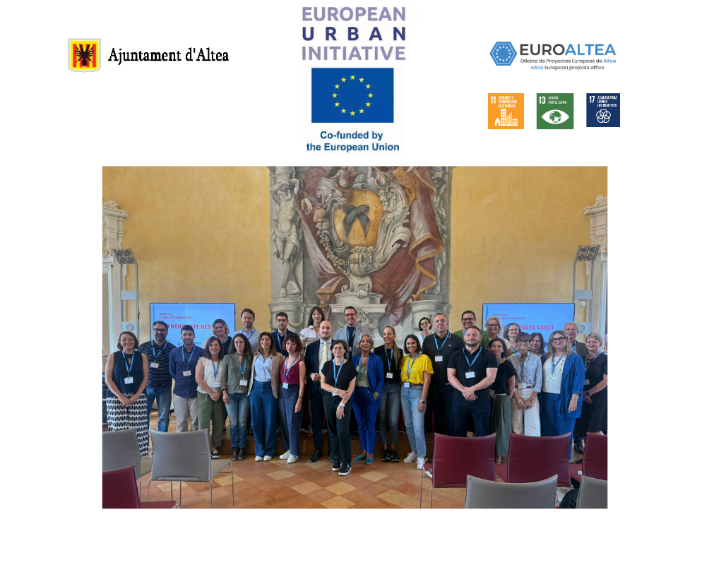 Altea impulsa su estrategia de turismo sostenible en el arranque del proyecto europeo EUI Footprints  con una visita  Institucional a Rávena
