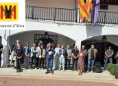 Altea se congrega en recuerdo de las víctimas de la Dana condolencias del alcalde con crespón web