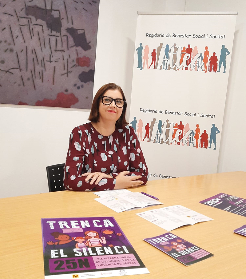 Les Jornades de Violència de Gènere i les Jornades Abolicionistes, presidides per Mabel Lozano, a constituïxen el plat fort de la programació del 25N a Altea Les Jornades de Violència de Gènere i les Jornades Abolicionistes, presidides per Mabel Lozano, a constituïxen el plat fort de la programació del 25N a Altea