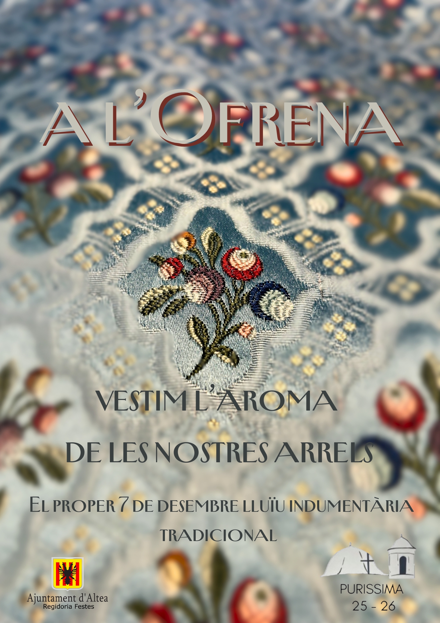 Festes anima a la ciutadania a participar a l’Ofrena de Flors amb indumentària tradicional