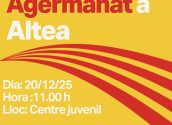 Dissabte que ve dia 20 es presentarà a Altea el ‘Correllengua’, una carrera de relleus per la llengua que vindrà a la nostra població els dies 26 i 27 d'abril de 2026. Esperem que vingues a informar-te i que participes‼ Podràs col•laborar també comprant una samarreta per 10 €. cartell correllengua web