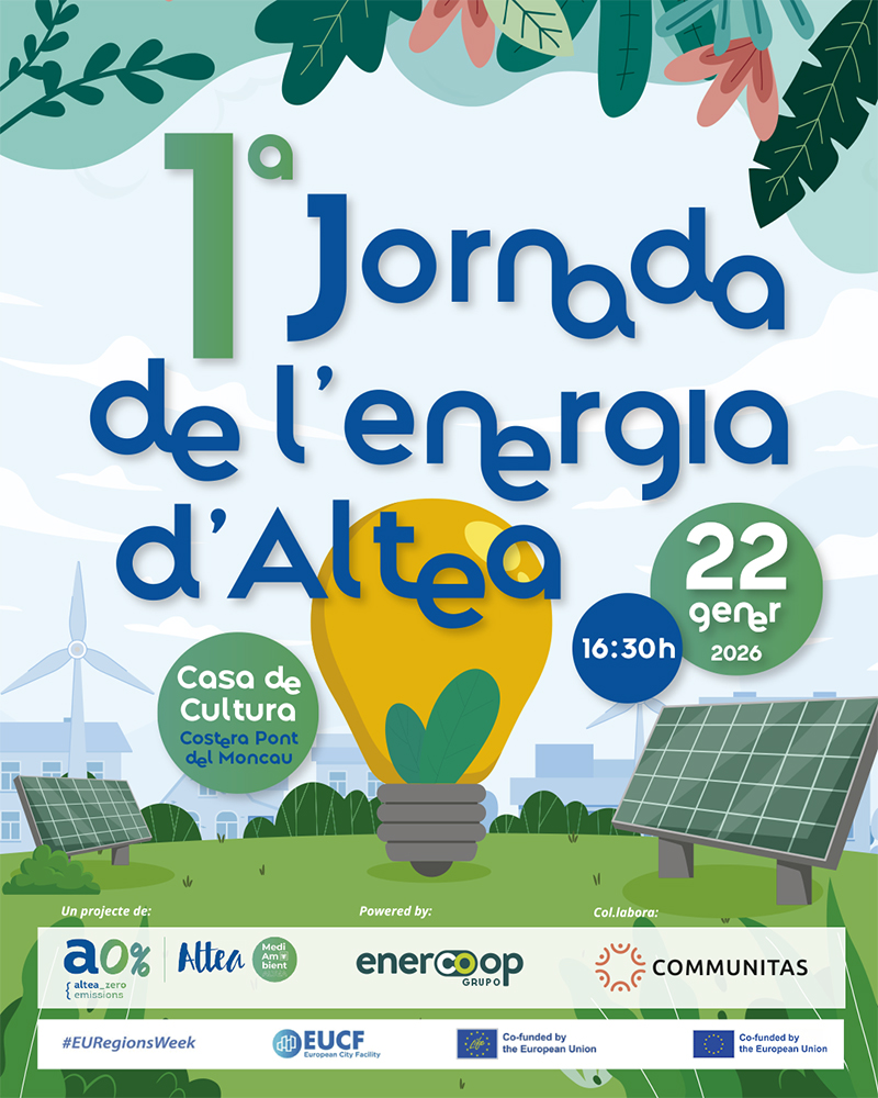 Altea celebrarà la 1a Jornada de l’Energia dijous que ve 22 de gener
