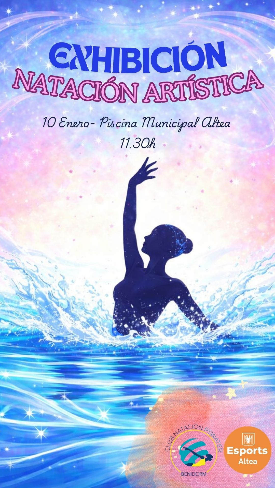 El dissabte 10 de gener, la piscina municipal d’Altea albergarà, a les 11:30 hores, una exhibició de natació artística per a donar a conèixer este esport.