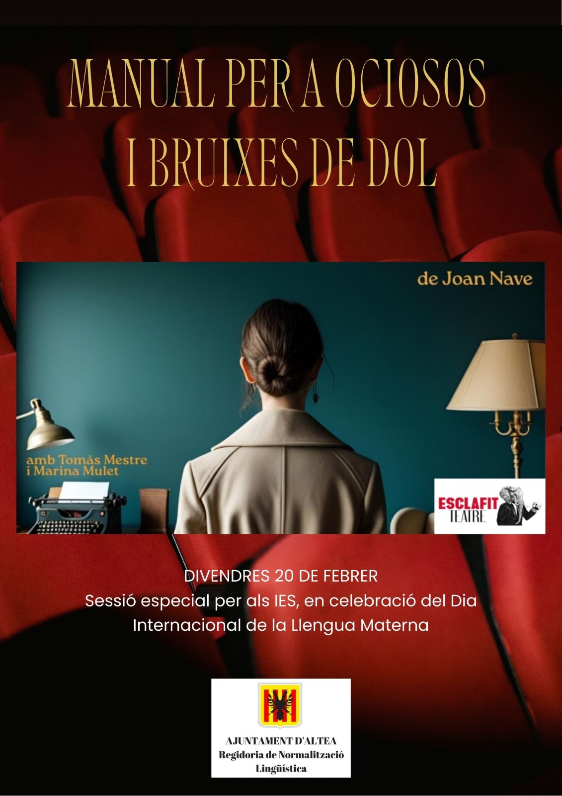 Normalització Lingüística organitza una sessió especial de teatre per a commemorar el Dia Internacional de la Llengua Materna